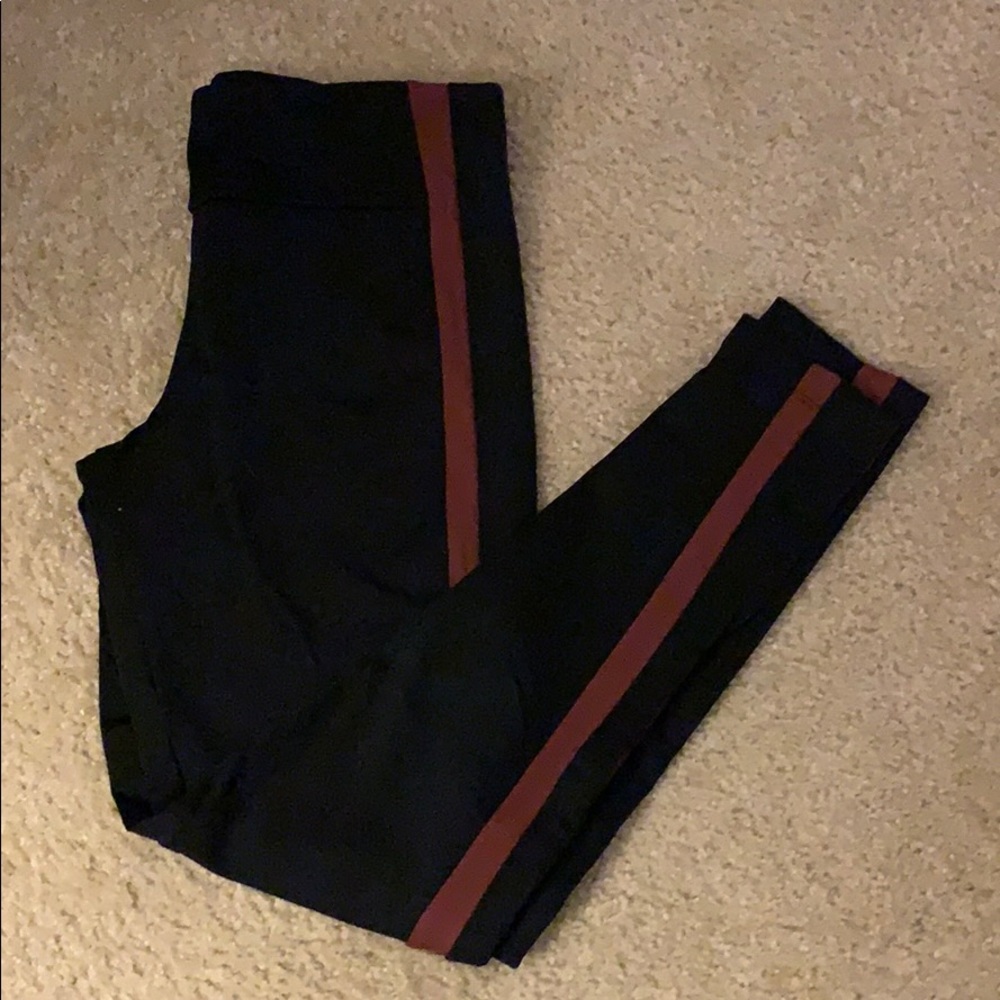 KORAL Catalyst High Rise Legging in Black & Claret